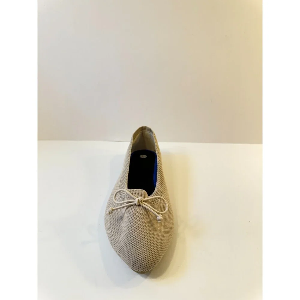 Womens Slip On Flats Beige US 8.5